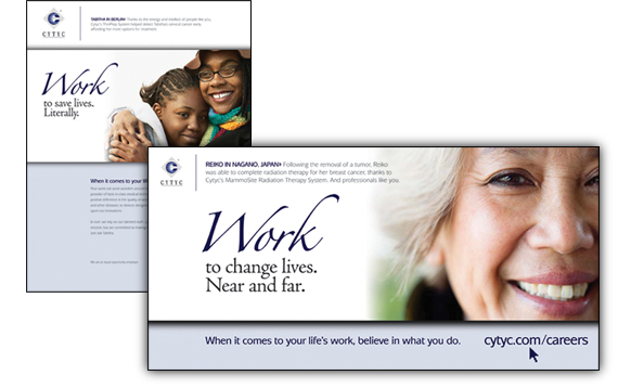 Cytyc Recruitment Advertising Campaign