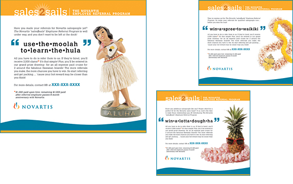 Novartis Pharmaceutials Online Employee Referral Program